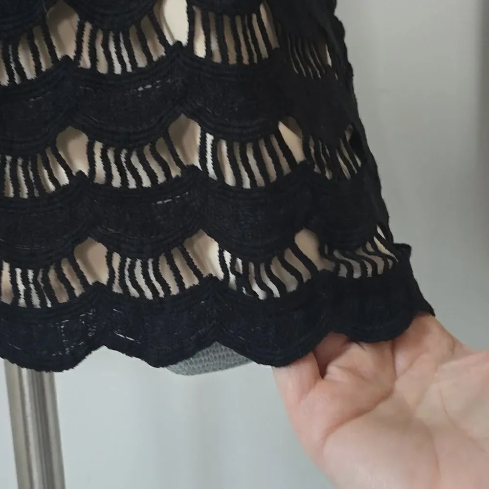 Kate Spade | Elegant Black Lace Women's Top